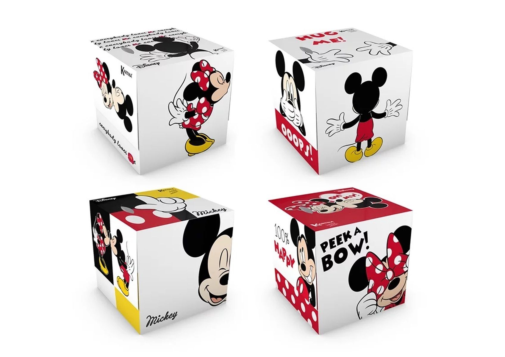 Chusteczki uniwersalne box 56szt. Kartika Mickey & Minnie